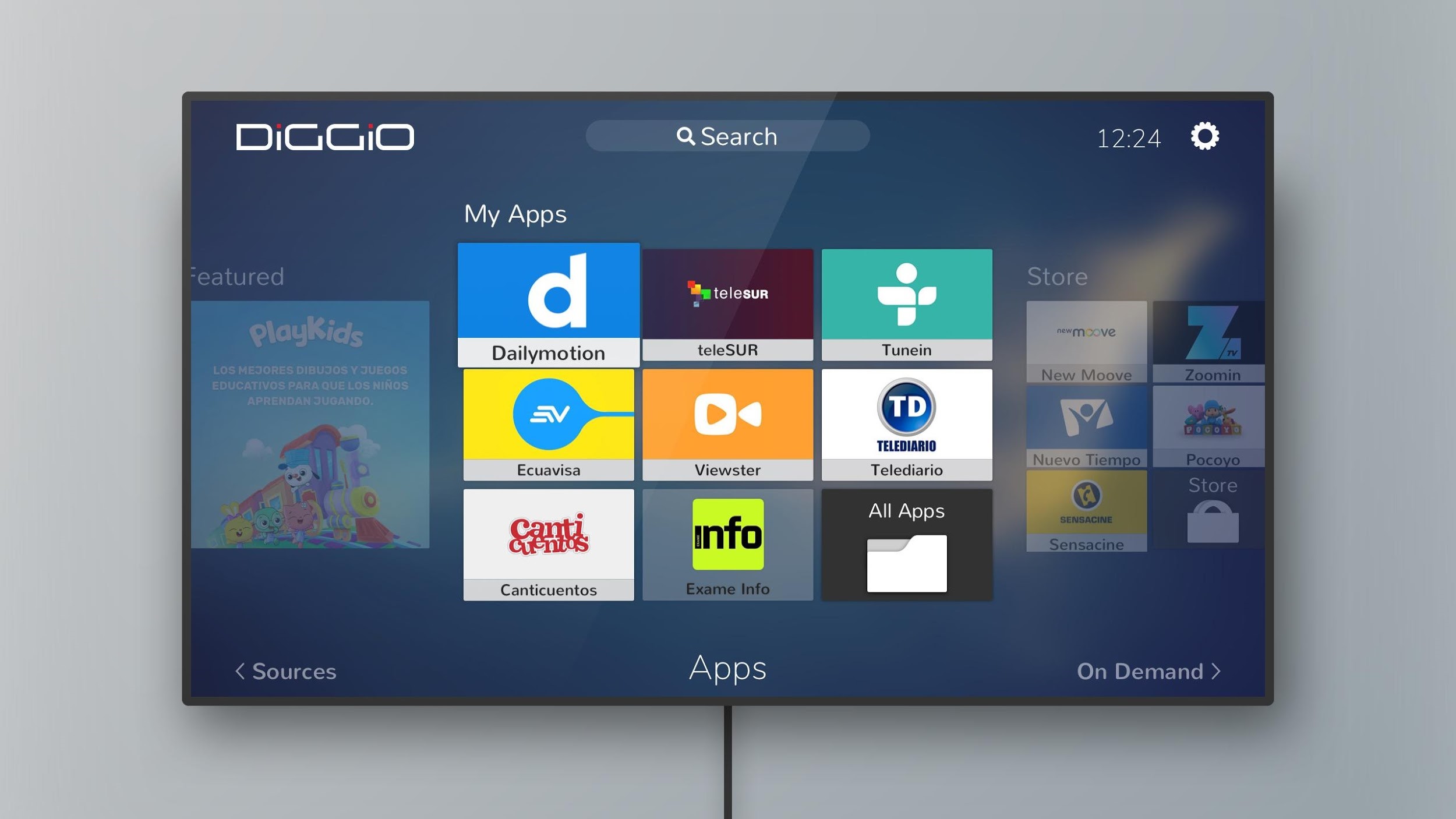 ACCESとFoxxumのスマートTVソリューションが搭載されたDiggioのアプリストア