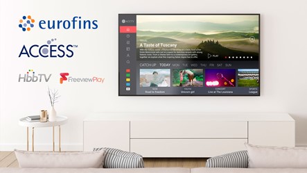 ACCESS、「Ligada iSuite」のライセンスを取得し「NetFront Browser BE」を次世代HbbTV対応スマートテレビに対応