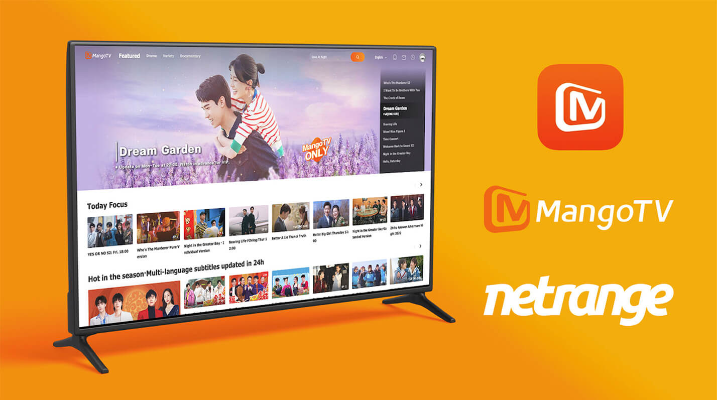 NetRange、「Mango TV」の中国語の動画配信サービスを世界のユーザーへ提供