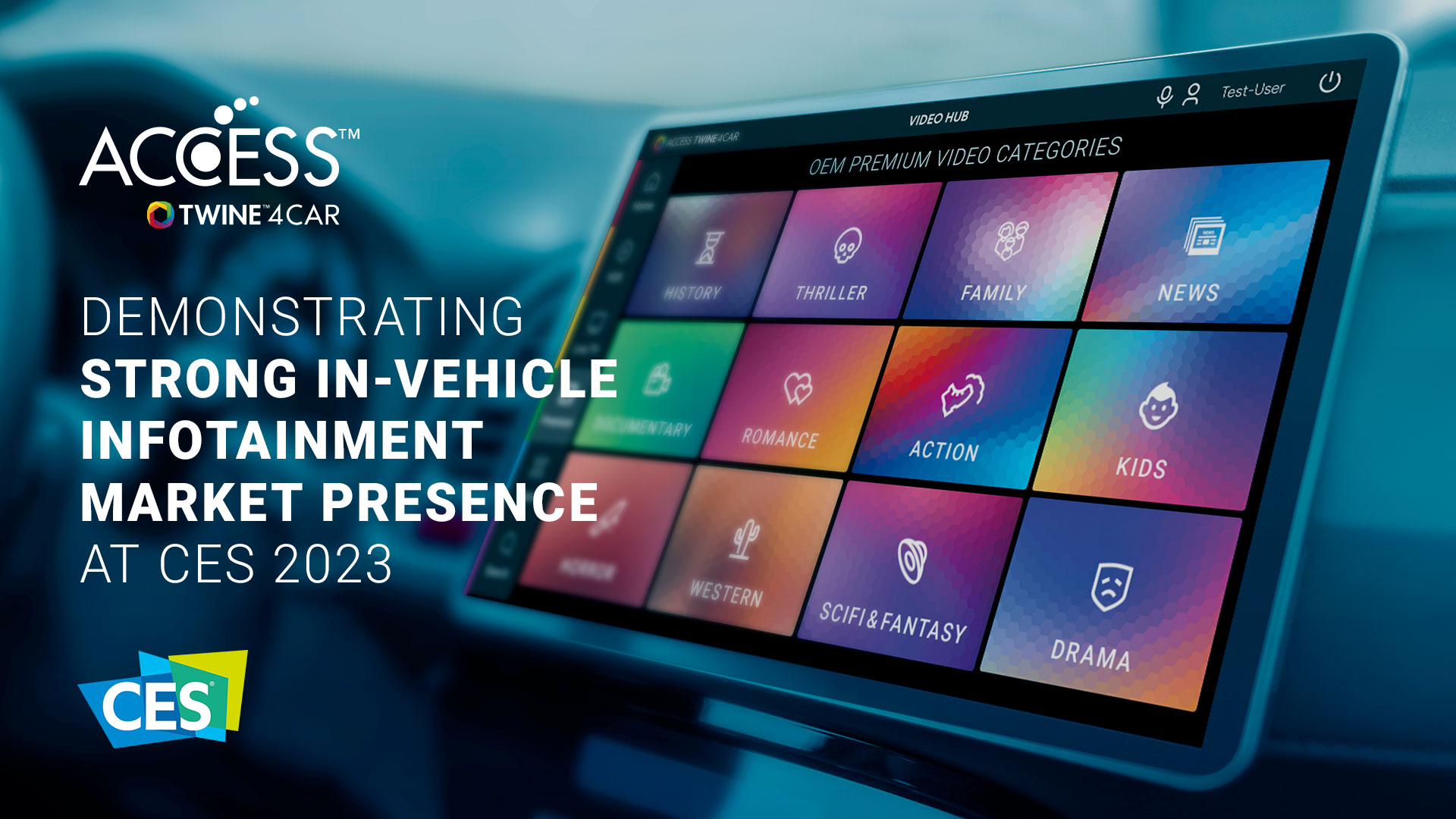 ACCESS Demonstrates Strong In-Vehicle Infotainment Market Presence at CES 2023