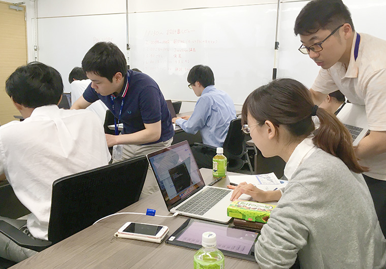 先輩エンジニアに会える